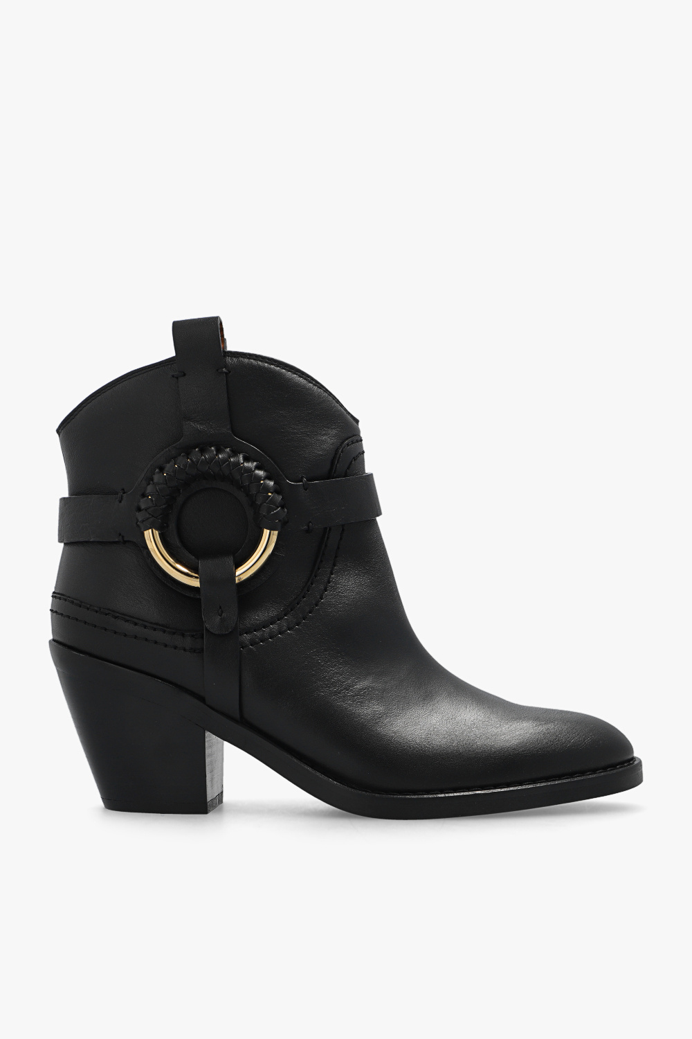 See by outlet chloe studded booties